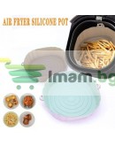 Квадратна силиконова тавичка за Air Fryer